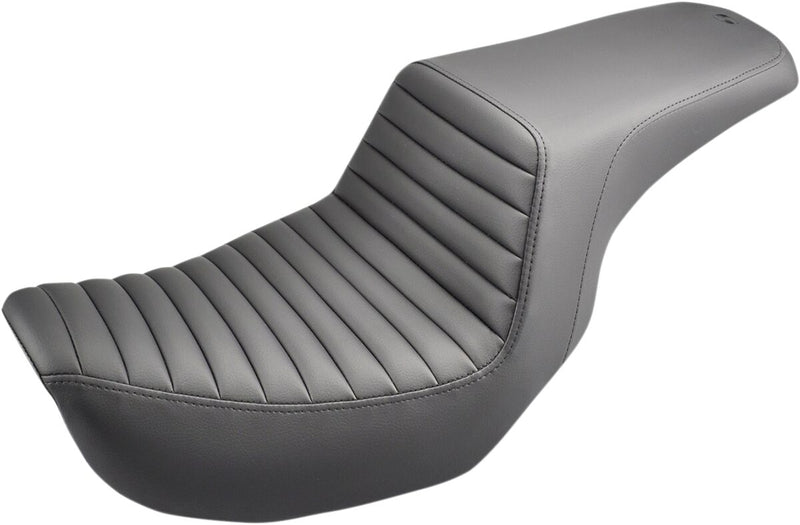 Saddlemen Tuck & Roll Step-Up Seat for 2006-2017 Harley-Davidson Dyna Motorcycles Black #806-04-171