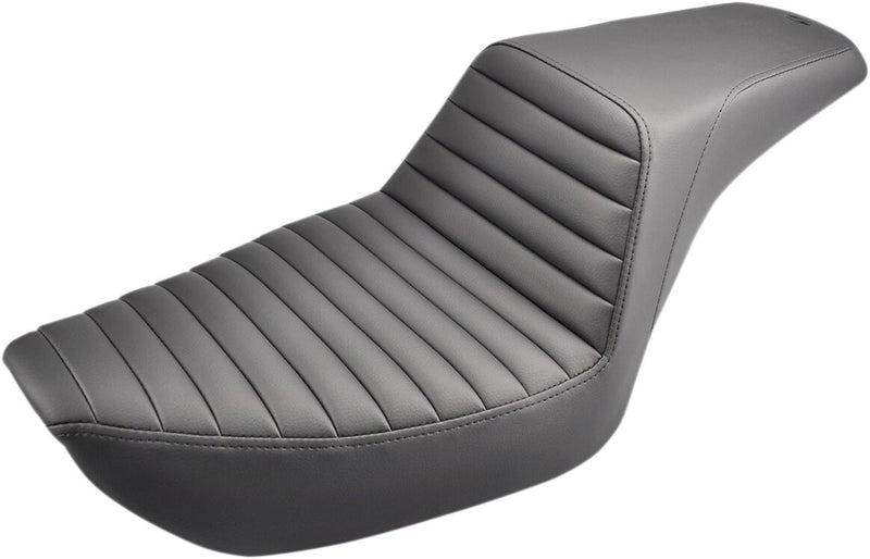 Saddlemen Tuck & Roll Step-Up Seat for 1996-2003 Harley-Davidson Dyna Motorcycles Black #896-04-171