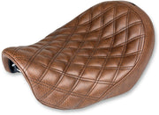 Saddlemen Brown Renegade Lattice-Stitch Solo Seat for 2004-2005 Harley-Davidson Dyna Motorcycles