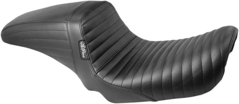 Le Pera Kickflip Seat Black 2-Up Seat BikerTec Vinyl