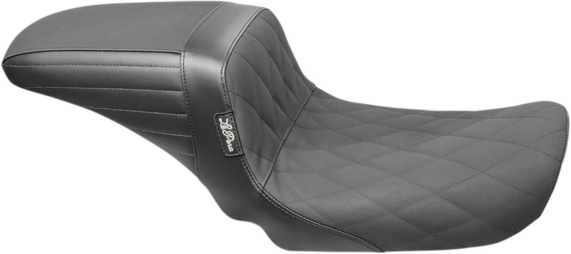 Le Pera Kickflip Seat Black 2-Up Seat BikerTec Vinyl #LK-591DMGP