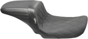 Le Pera Kickflip Seat Black 2-Up Seat BikerTec Vinyl