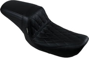 Le Pera Kickflip Seat Black 2-Up Seat BikerTec Vinyl
