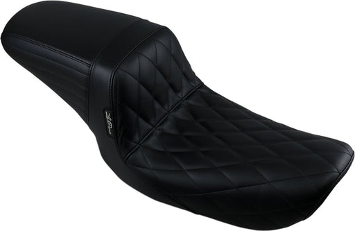 Le Pera Kickflip Seat Black 2-Up Seat BikerTec Vinyl