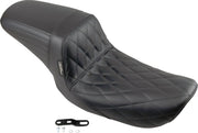 Le Pera Kickflip Seat Black 2-Up Seat BikerTec Vinyl Each