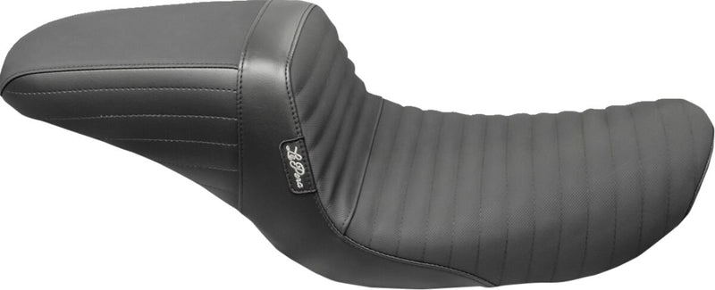 Le Pera Kickflip Seat Black 2-Up Seat BikerTec Vinyl #LN-591PTGP