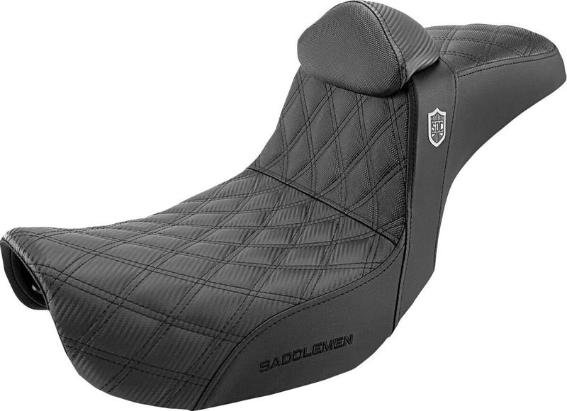 Saddlemen Black Pro Series SDC Performance Gripper seat for 2006-2017 Harley-Davidson Dyna Motorcycles #SC80604DB0