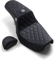 Saddlemen Black Pro Series SDC Performance Gripper seat for 2006-2017 Harley-Davidson Dyna Motorcycles #SC80604DB0