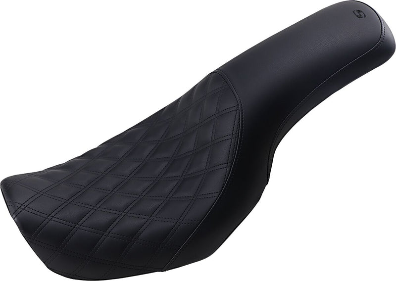 Saddlemen Profile LS Seat for 2006-2017 Harley-Davidson Dyna Motorcycles Black #806-04-149