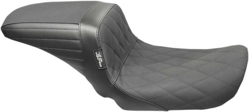 Le Pera Kickflip Seat Black 2-Up Seat BikerTec Vinyl