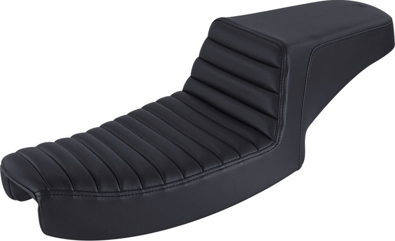 Saddlemen Black Tuck N Roll Step Up Seat for 1991-1995 Harley-Davidson Dyna Motorcycles #891-04-171