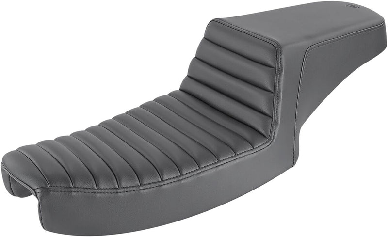 Saddlemen Black Tuck N Roll Step Up Seat for 1991-1995 Harley-Davidson Dyna Motorcycles