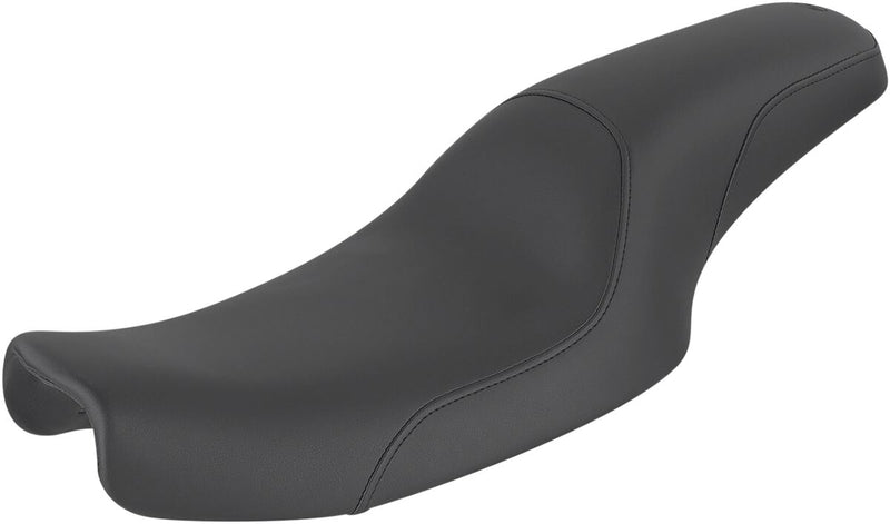 Saddlemen Black Smooth Profiler Seat for 1991-1995 Harley-Davidson Dyna Motorcycles #891-04-047