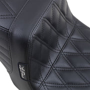 Le Pera Tailwhip Seat Black 2-Up Seat BikerTec #LN-581DD