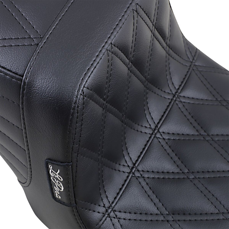 Le Pera Tailwhip Seat Black 2-Up Seat BikerTec #LN-581DD