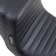 Le Pera Tailwhip Seat Black 2-Up Seat BikerTec #LN-581PT
