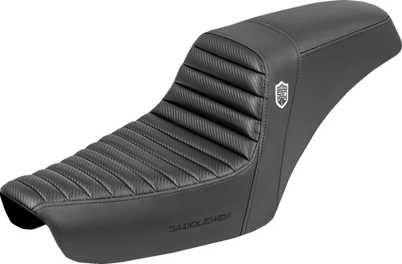 Saddlemen Step-Up Seat for 1996-2003 Harley-Davidson FXD Black 2-Up Seat Saddlehyde™