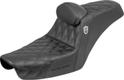 Saddlemen Gripper Step-Up Seats for 1996-2003 Harley-Davidson FXD Black 2-Up Seat