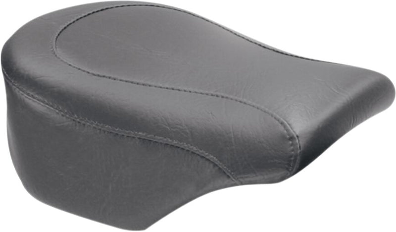 Mustang Vintage Pillion Pad Black Passenger Vinyl