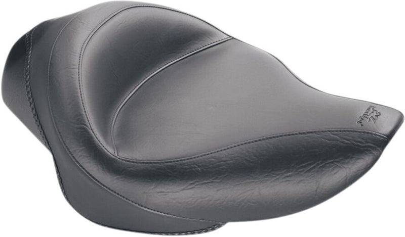 Mustang Wide Vintage Solo Seat Black Vinyl