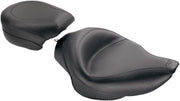 Mustang Wide Vintage Solo Seat Black Vinyl #76148