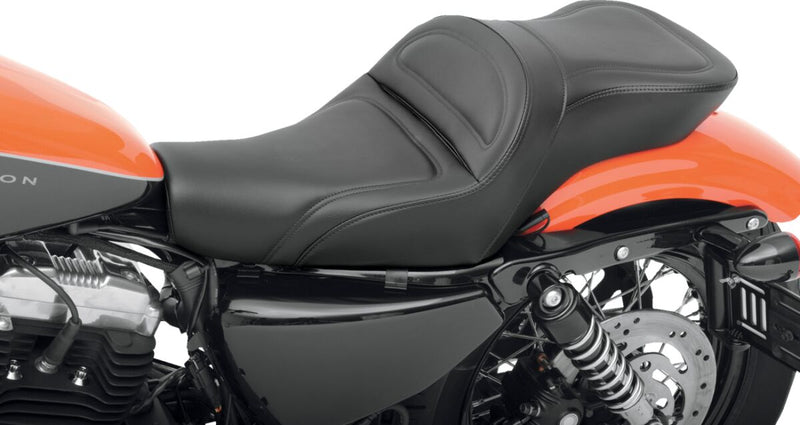 Saddlemen Explorer Seat w/o Driver Backrest for 2004-2022 Harley-Davidson Sportster Motorcycles Black #807-11-029