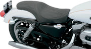 Drag Specialties Predator Solo Seat w/Black Flame Stitch for 2004-2022 Harley-Davidson Sportster Motorcycles