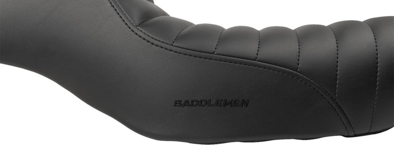 Saddlemen Pleated Americano Cafe Seat for 2004-2022 Harley-Davidson Sportster Motorcycles