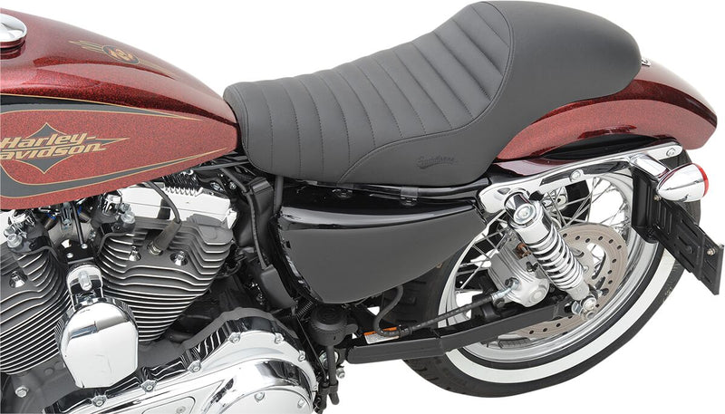 Saddlemen Pleated Americano Cafe Seat for 1979-2003 Harley-Davidson Sportster Motorcycles