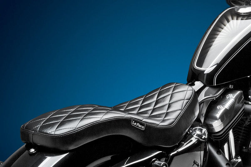 Le Pera Cobra Full-Length Seat Black #LK-076DM