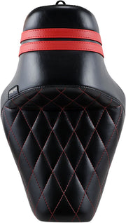 Le Pera Stubs Spoiler Seat Black Red Solo Seat #LK-416DMRED
