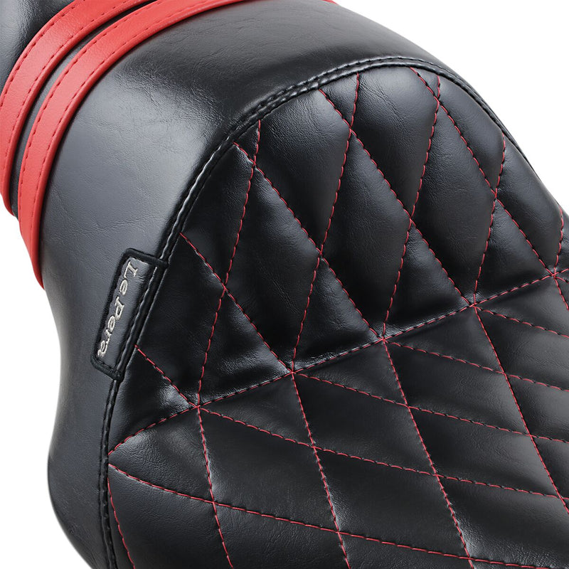 Le Pera Stubs Spoiler Seat Black Red Solo Seat #LK-416DMRED