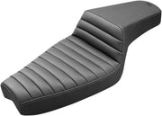 Saddlemen Tuck & Roll Step-Up Seat for use with 4.5 Gallon Tank for 2004-2018 Harley-Davidson Sportster Motorcycles Black Fitment Harley-Davidson #807-03-171