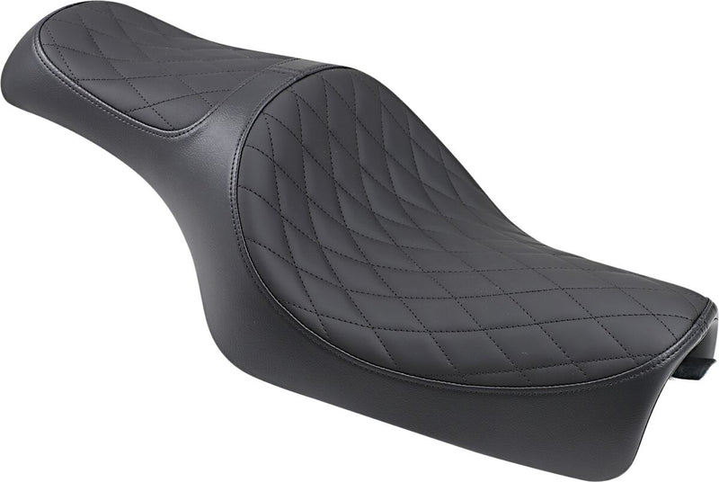 Drag Specialties Seats Caballero 2-Up Vinyl Seat Black 2-Up Seat