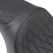 Drag Specialties Seats Caballero 2-Up Vinyl Seat Black 2-Up Seat Each