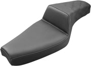 Saddlemen Black Lattice-Stitch Step-Up Seat for use with 4.5 Gallon Tank for 2004-2018 Harley-Davidson Sportster Motorcycles #807-03-173