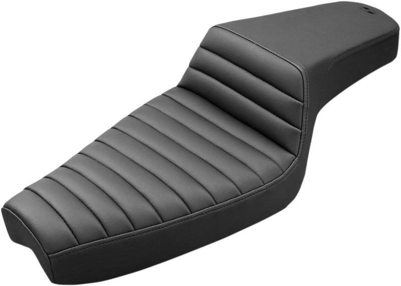 Saddlemen Black Tuck N Roll Step-Up Seat for 1979-2003 Harley-Davidson Sportster Motorcycles #879-03-171