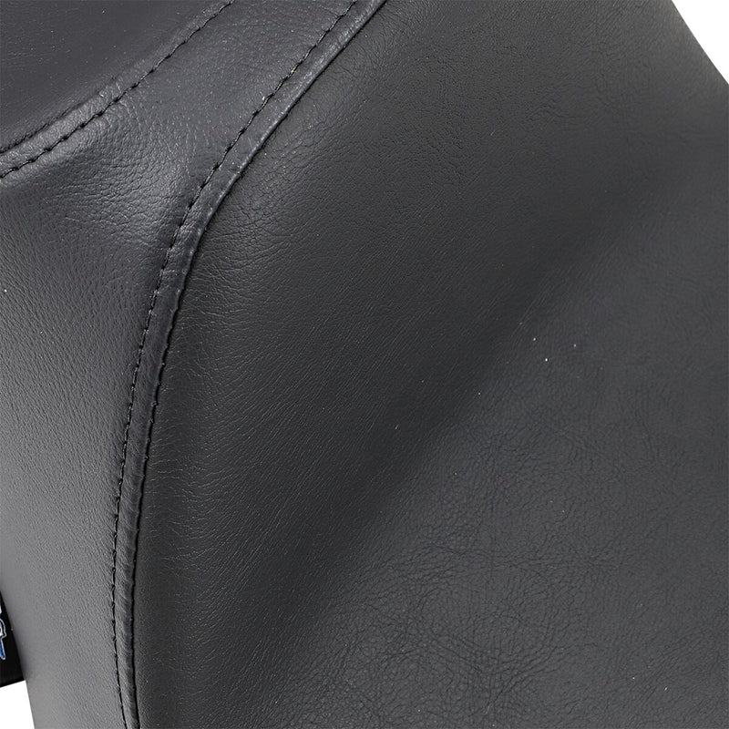 Drag Specialties Black Predator III Smooth Vinyl Seat for 2004-2017 Harley-Davidson Sportster Motorcycles