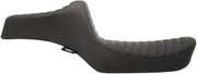 Drag Specialties Black Predator III Classic Stitch Vinyl Seat w/Black Thread for 1982-2003 Harley-Davidson Sportster Motorcycles