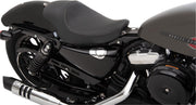 Drag Specialties Black 3/4 Smooth Vinyl Solo Seat for 2004-2022 Harley-Davidson Sportster Motorcycles