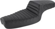 Saddlemen Black Rear Lattice Stitch Tuck N Roll Seat for 1979-2003 Harley-Davidson Sportster Motorcycles #879-03-176