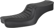 Saddlemen Pleated Gel Hog Killers Seat for 2004-2022 Harley-Davidson Sportster Motorcycles Black #HK14-007