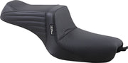Le Pera Tailwhip Seat Black 2-Up Seat BikerTec #LK-586BW