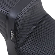 Le Pera Tailwhip Seat Black 2-Up Seat BikerTec #LK-586BW