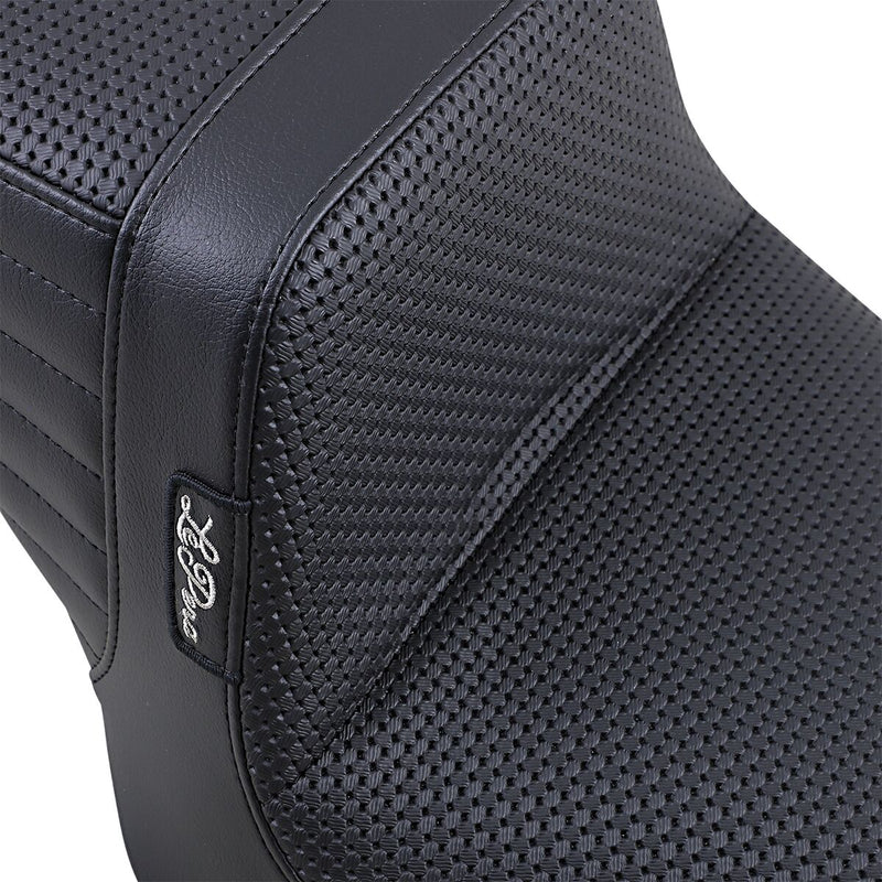 Le Pera Tailwhip Seat Black 2-Up Seat BikerTec Each