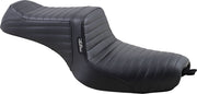Le Pera Tailwhip Seat Black 2-Up Seat BikerTec #LK-586PT