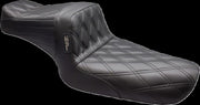 Le Pera Tailwhip Seat Black 2-Up Seat BikerTec #L-586DD
