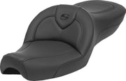 Saddlemen Roadsofa™ Standard Reach Seat for 1979-2003 Harley-Davidson Black 2-Up Seat Saddlehyde™