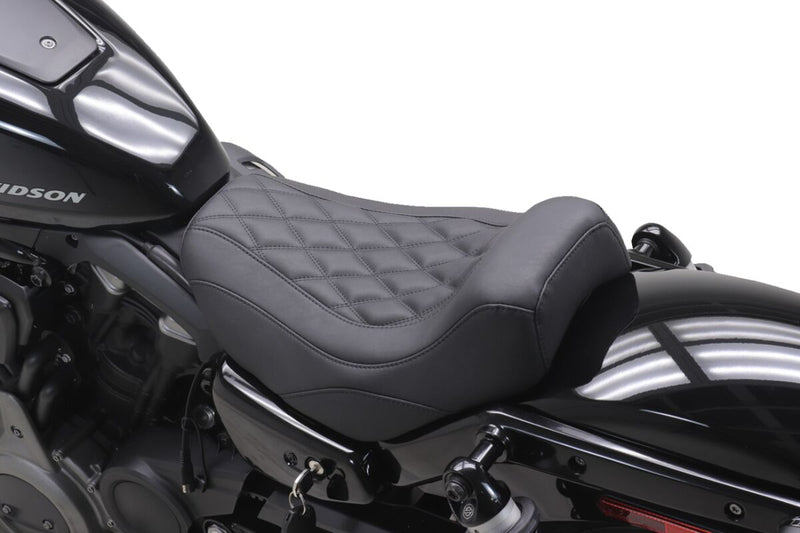 Mustang Tripper™ Solo Seat for 2022-2026 Harley-Davidson RH 975 Black Vinyl Each