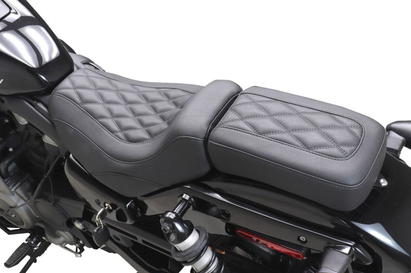 Mustang Tripper™ Passenger Seat for 2022-2026 Harley-Davidson RH 975 Black Vinyl #83101
